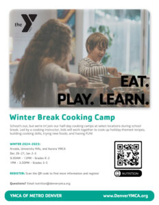 Cooking Camp Dec 26-27, 2024 and Jan 2-3, 2025